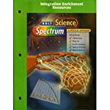 Book Integration Enrichment Resources Holt Science Spectrum 2001 A Physical Approach free