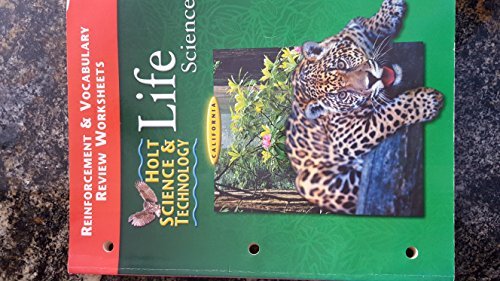 Book California Holt Science and Technology Life Science Reinforcement and Vocabulary Review Worksheets free