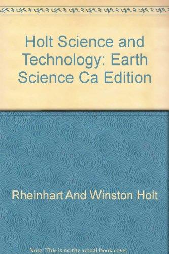 Book Holt Science And Technology: Earth Science Ca Edition free