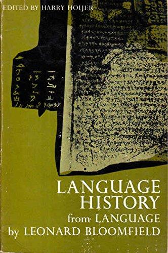 Book Language History; From Language (1933 Ed. ) free