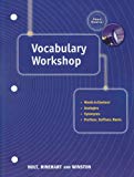 Book Vocabulary Workshop (Elements of Language, Grade 9, 3rd Course) free
