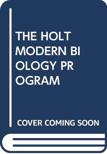 Book The Holt modern biology program (textbook) free