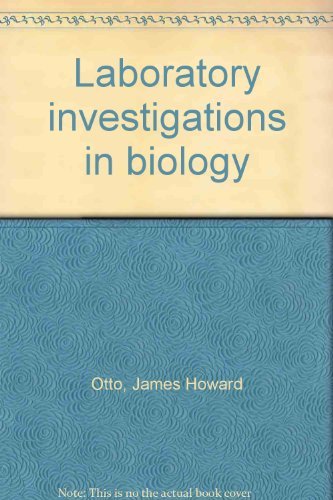 Book Laboratory Investigations In Biology free
