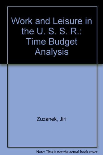 Book Work and leisure in the Soviet Union: A timebudget analysis free