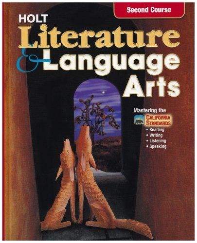 Book Holt Literature and Language Arts Second Course, Californian Edition free