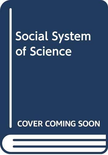 Book The social system of science. free