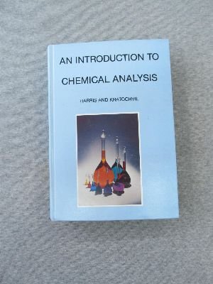 Book An introduction to chemical analysis free