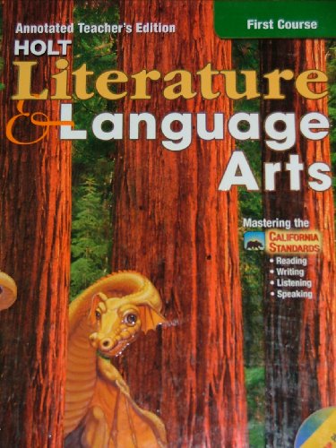 Book Holt Literature and Language Arts, First Course, Annotated Teacher's Edition free