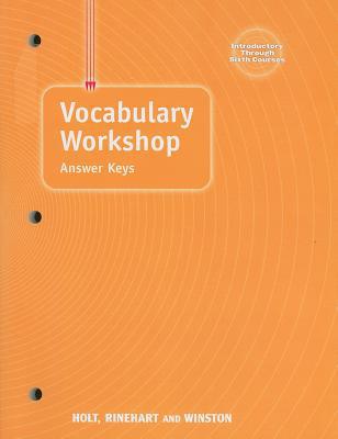 Book Elements of Language: Vocabulary Workshop Answer Keys free