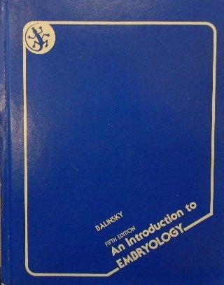 Book Introduction to Embryology free