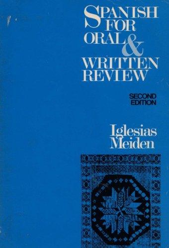 Book Spanish for oral and written review free