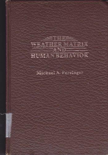 Book The weather matrix and human behavior free