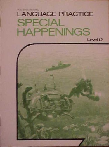 Book Language Practice Special Happenings Level 12 (holt Basic Reading) free