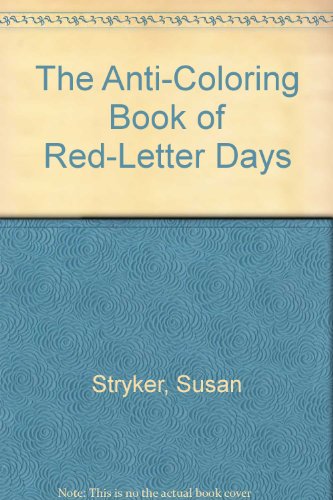 Book The Anti-Coloring Book of Red-Letter Days free