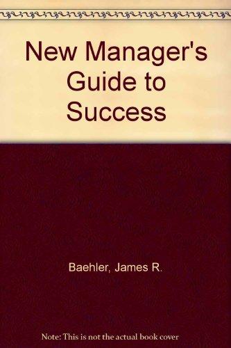 Book The New Manager's Guide To Success free