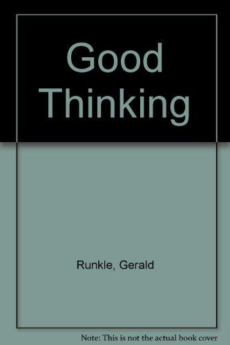 Book Good Thinking: An Introduction to Logic, 2nd edition free