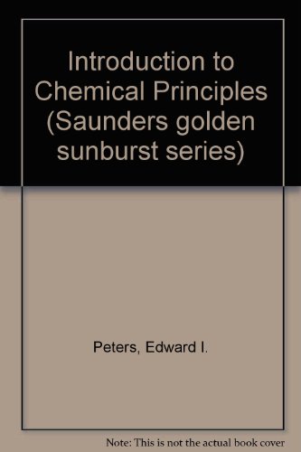 Book Introduction to chemical principles (Saunders golden sunburst series) free