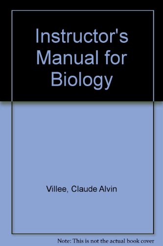 Book Instructor's Manual For Biology free