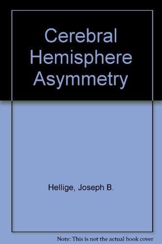 Book Cerebral hemisphere asymmetry: Method, theory, and application free