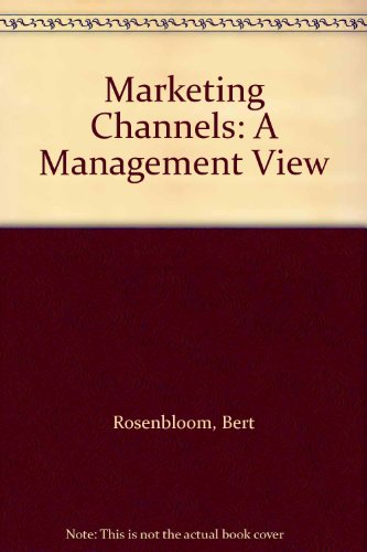 Book Marketing channels: A management view free