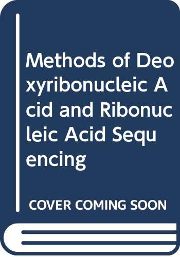 Book Methods of DNA and RNA sequencing free