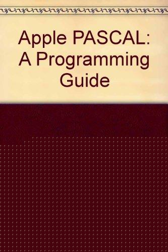 Book Apple Pascal: A programming guide free