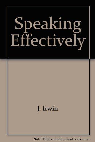 Book Speaking Effectively free