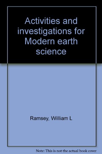 Book Activities and investigations for Modern earth science free