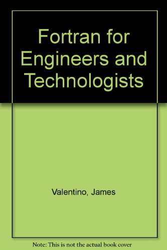 Book Fortran for Technologists and Engineers free