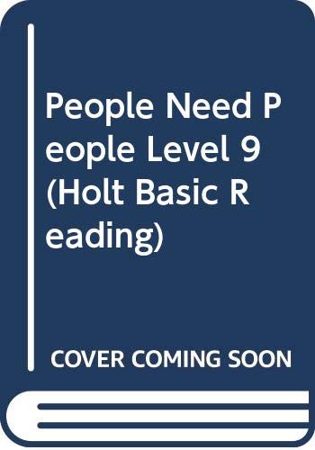 Book People Need People Level 9 (holt Basic Reading) free