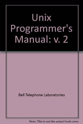 Book Unix Time-Sharing System: Unix Programmer's Manual free