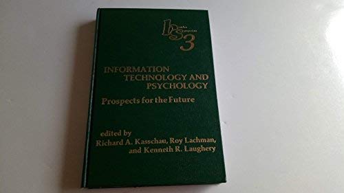 Book Information technology and psychology, prospects for the future free