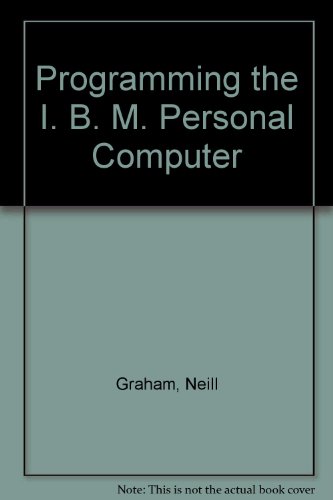 Book Programming the IBM Personal Computer, BASIC (IBM personal computer series) free