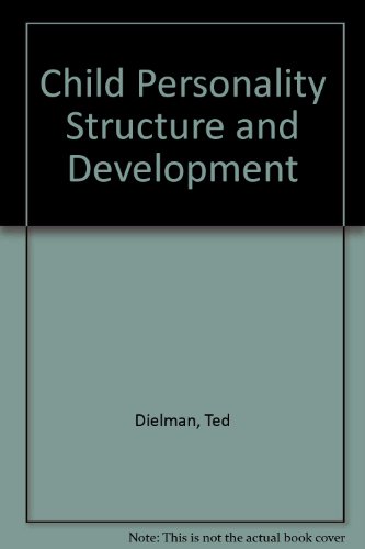 Book Child personality structure and development: Multivariate theory and research free
