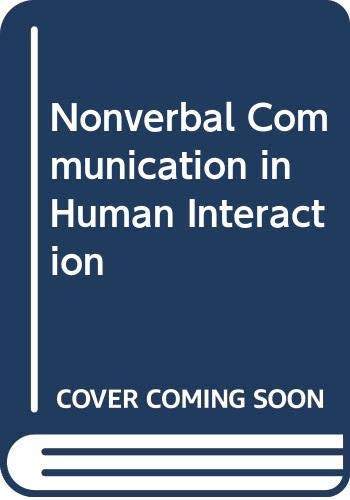 Book Nonverbal Communication in Human Interaction free