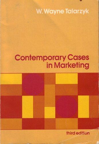 Book Contemporary Cases In Marketing (the Dryden Press Series In Marketing) free