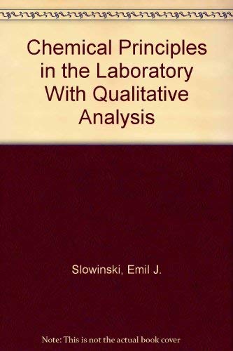 Book Chemical Principles in the Laboratory With Qualitative Analysis free