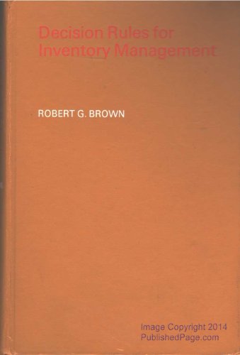 Book Decision Rules for Inventory Management free