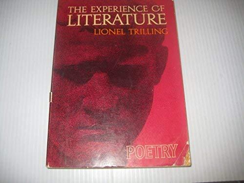 Book The Experience Of Literature. free