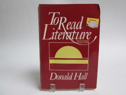 Book To Read Literature : Fiction, Poetry, Drama free