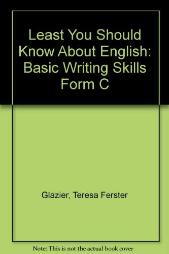 Book The least you should know about English free