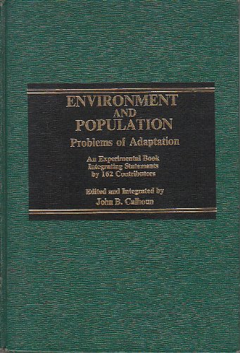 Book Environment and Population: Problems of Adaptation free