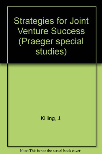 Book Strategies For Joint Venture Success free