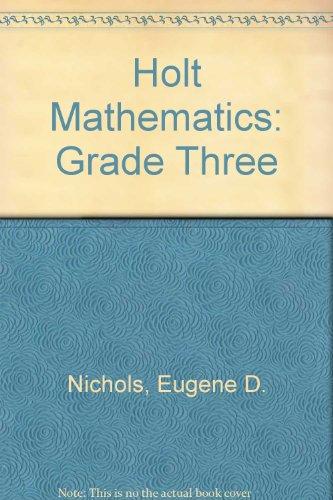 Book Holt Mathematics: Grade Three free