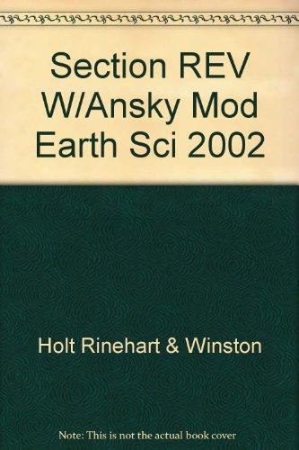 Book 2002 Holt Modern Earth Science Section Reviews with Answer Key free