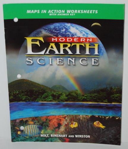 Book Maps in Action Worksheets with Answer Key (Modern Earth Science) free
