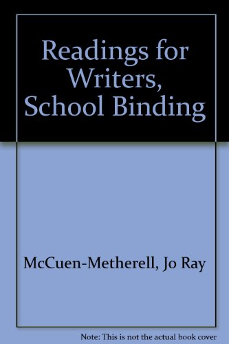 Book Readings for Writers, School Binding free