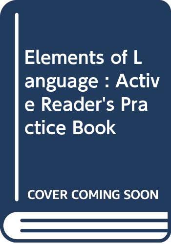 Book Holt Elements of Literature: Active Readers Practice Book Grade 8 free