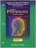 Book Holt Psychology: Principles in Practice: Essays and Research Themes of Advanced Placement* Students free