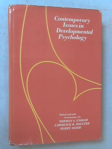 Book Contemporary Issues In Developmental Psychology free